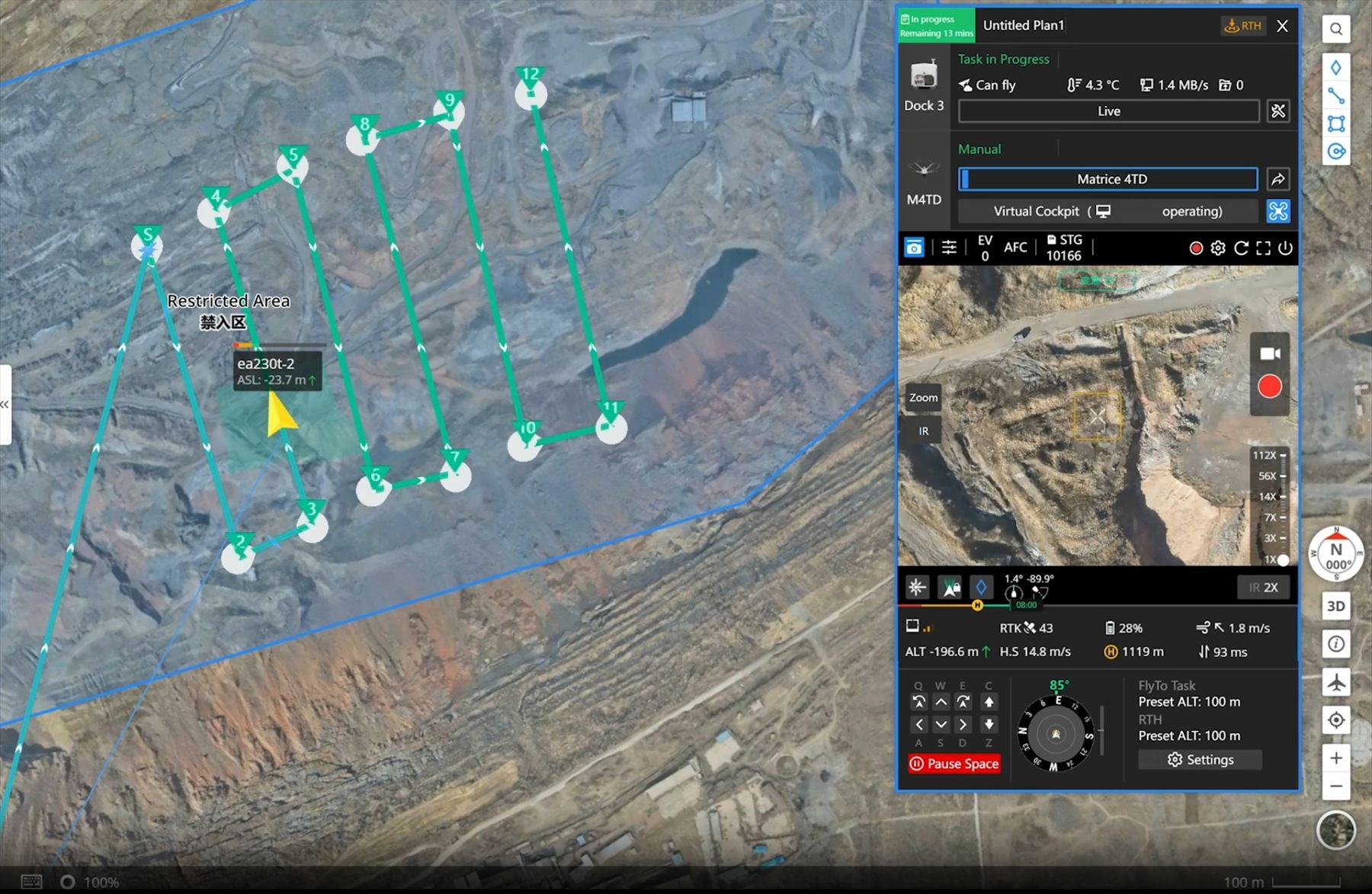 Σχεδιασμός αποστολής με waypoints